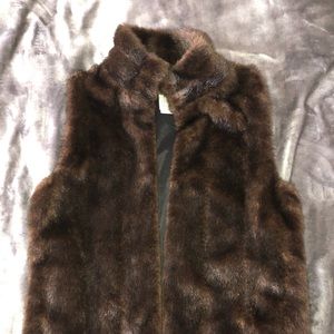 Jones New York Faux Fur Vest